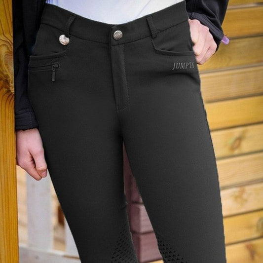 Pantalon Jump'in "Sacha" Mixte Noir-enfant