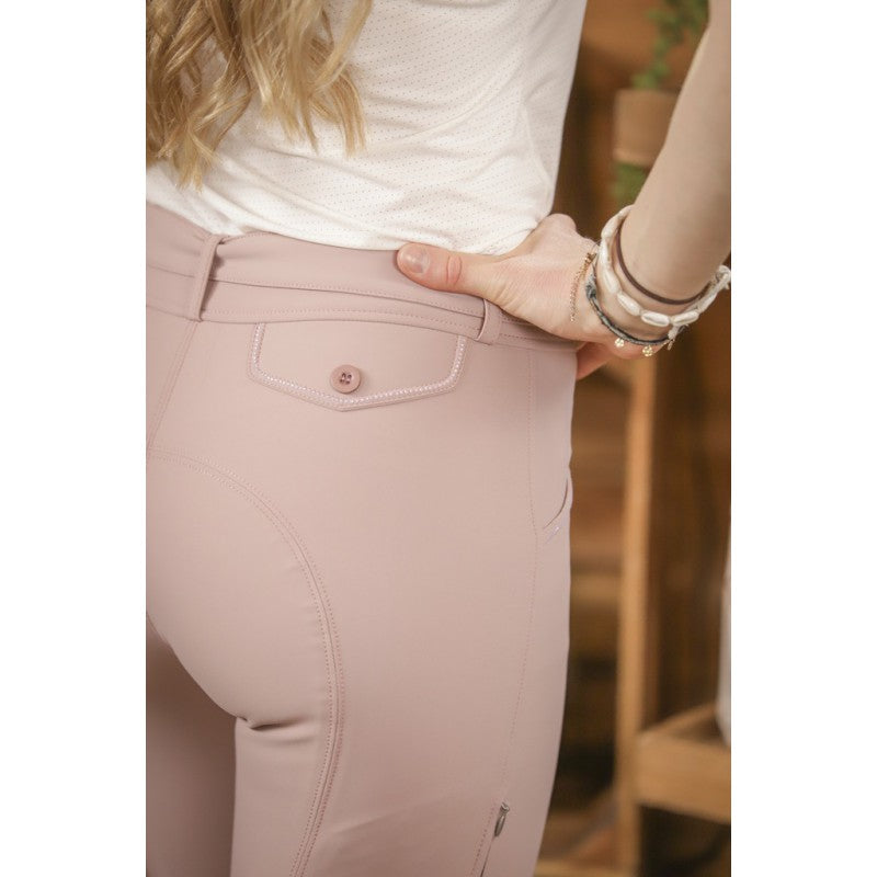 Pantalon Pénélope "Elegance"- Rose Poudré