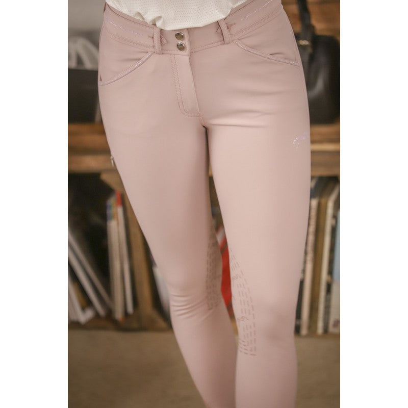 Pantalon Pénélope "Elegance"- Rose Poudré