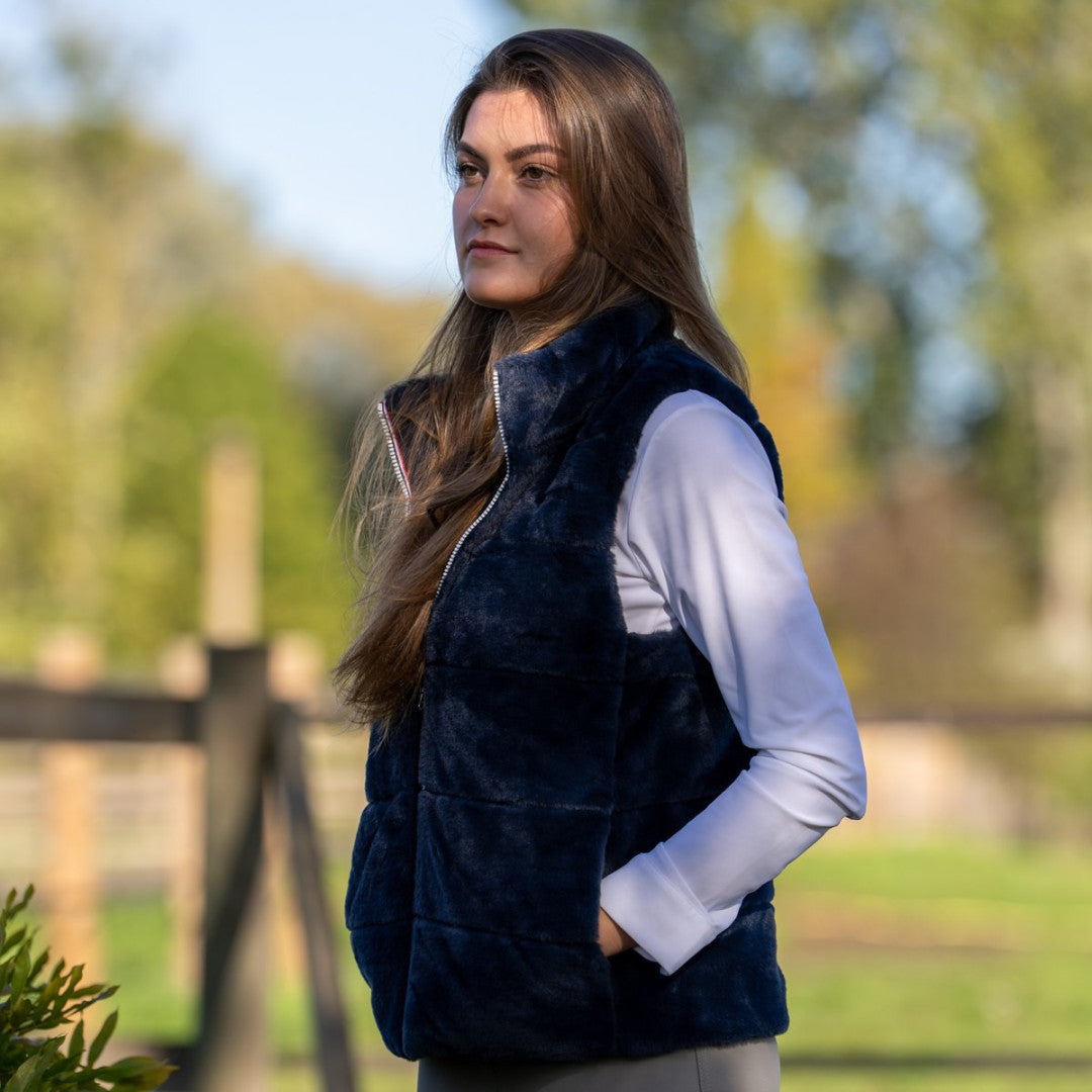 Doudoune dame sans manches réversible Warm - Jump'in