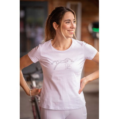 T-shirt Pénélope Leprevost "Iconic strass"
