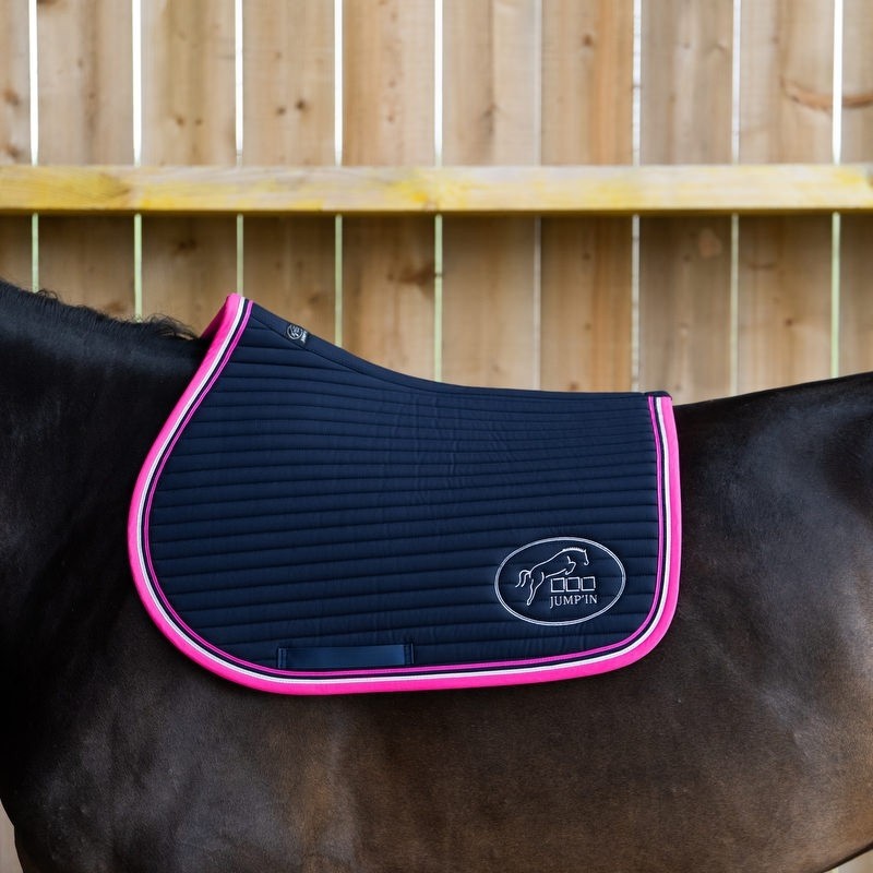 Tapis Jump'in "Balthazar" - Marine / fushia