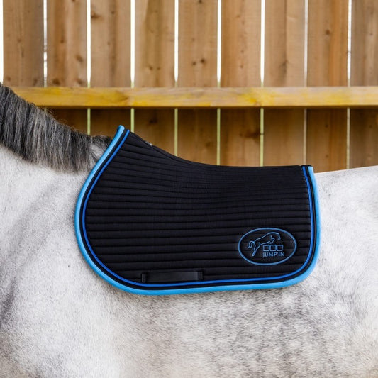 Tapis Jump'in "Balthazar" - Noir/Bleu royal