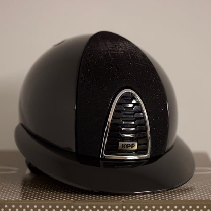 Casque KEP cromo 2.0 Edition limitée Shine Galassia Black Visière polo