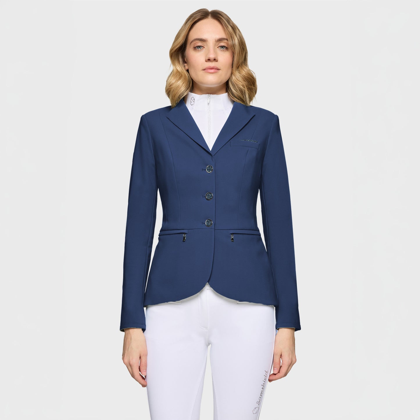 Veste de concours Samshield "Victorine Crystal Fabric" - Sapphire