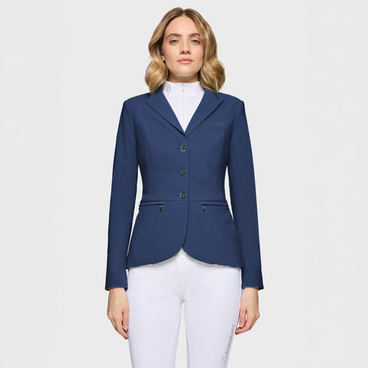 Veste de concours Samshield "Victorine Crystal Fabric" - Sapphire