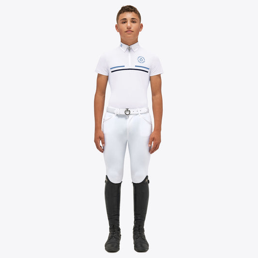 Polo de concours "Cross Stitch Print Jersey" - enfant