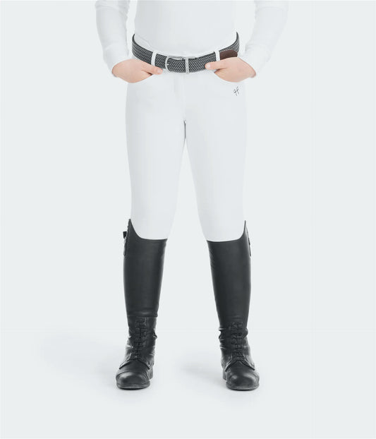 Pantalon X-design fille -blanc