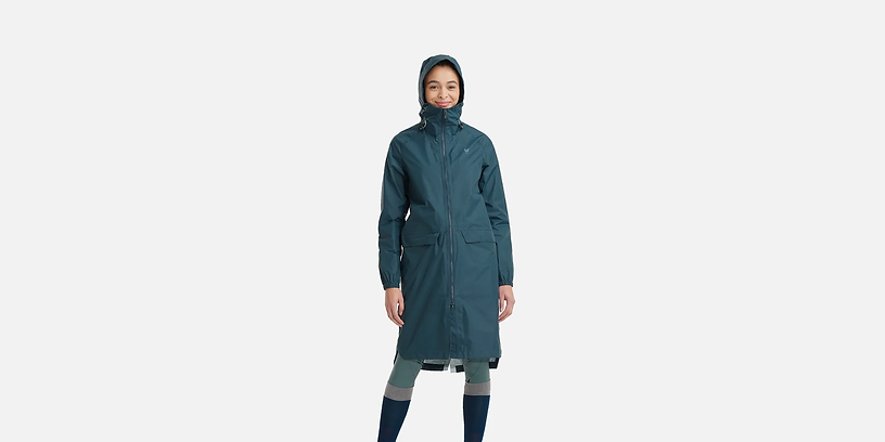 Coupe-Vent Long Raintech Imperméable Horse Pilot -femme