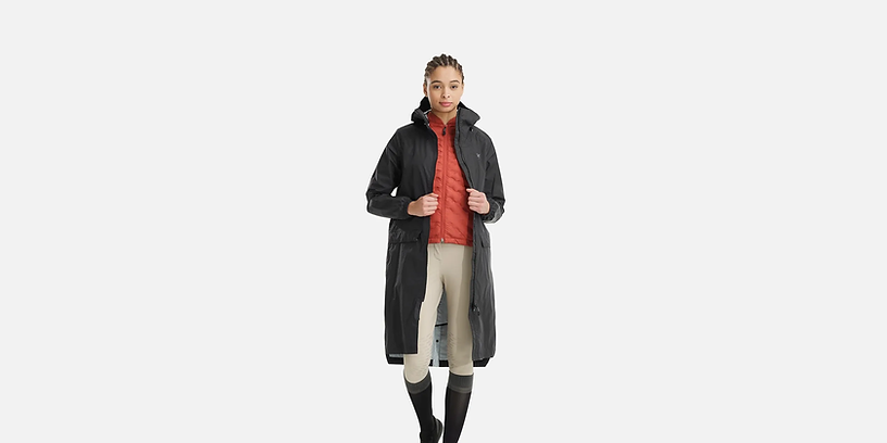 Coupe-Vent Long Raintech Imperméable Horse Pilot -femme