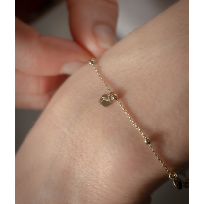 Bracelet Pénélope "Eugénie" doré