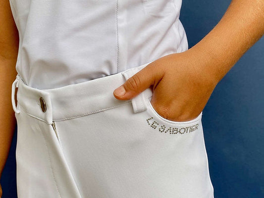 Pantalon Jill  blanc enfant Le Sabotier
