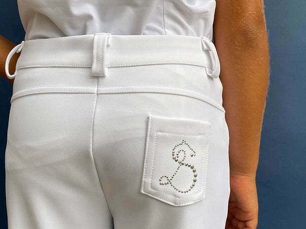 Pantalon Jill  blanc enfant Le Sabotier