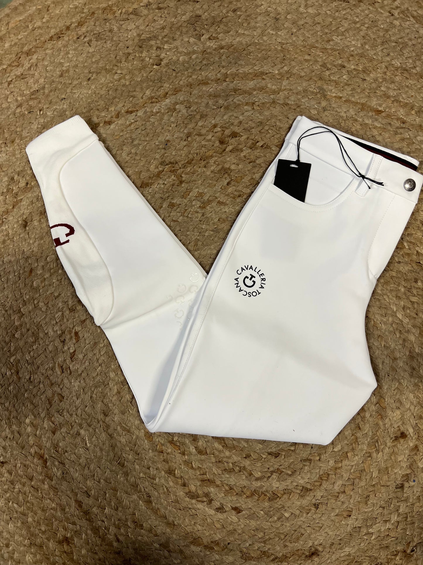Pantalon CT logo orbit enfant blanc