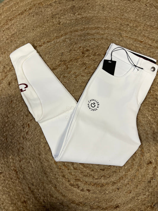 Pantalon CT logo orbit enfant blanc