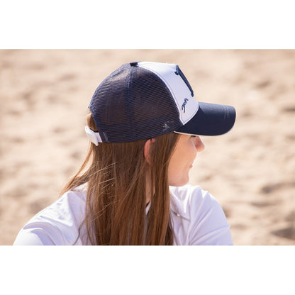 Casquette Pénélope "Mesh" - Marine & Blanc