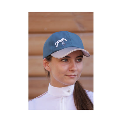 Casquette Pénélope "Leccecap" - Bleu Canard & Gris