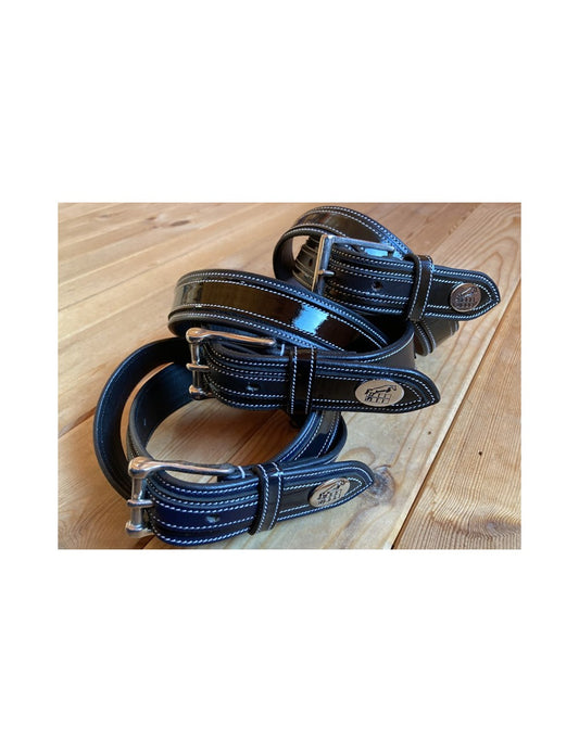 Ceinture vernie noir Jump'In "Week"
