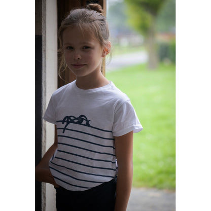 T-Shirt Harlem Eden by Pénélope Blanc & Lurex Marine - Enfant